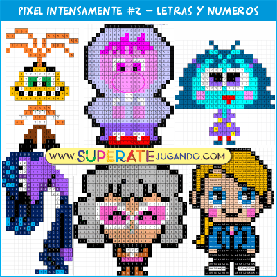Pixel Intensamente 2 - Letras y Numeros